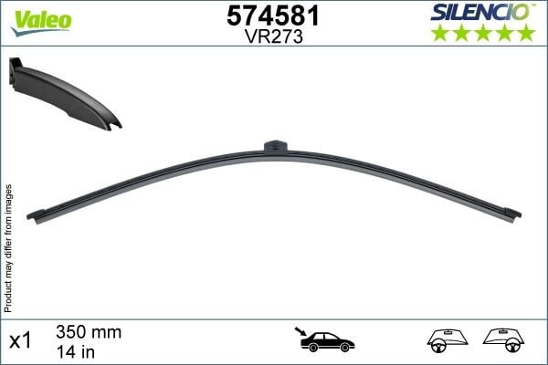 Valeo Silencio X-TRM Flat Blade X1 340 mm AUDI A3. BMW X1. VW Touareg