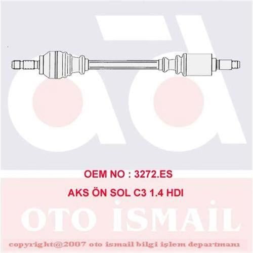 x AKS ÖN SOL C3 1.4 HDI 02 > 55KW 17-0708
