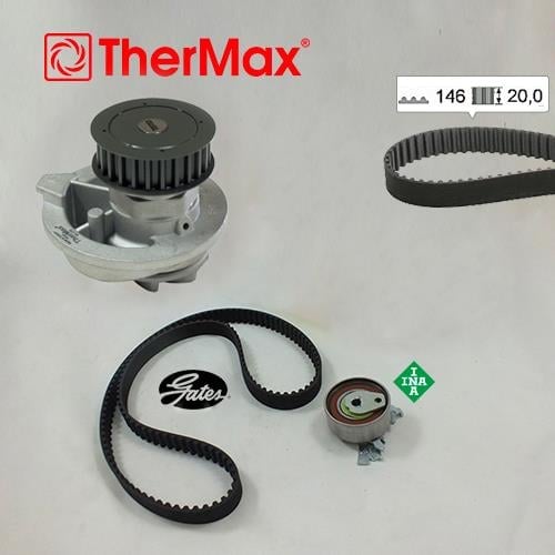 x DEVİRDAİMLİ EKSANTRİK GERGİ KİTİ VECTRA A-OMEGA A-ASTRA F-CALIBRA-KADETT E 1.8i-2.0i 8V 18SV-C18NZ