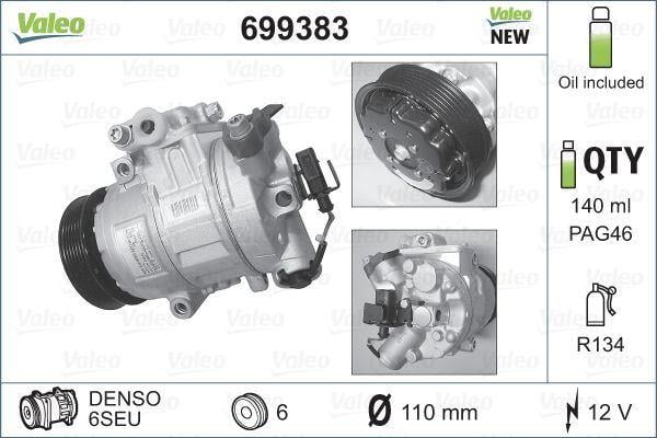 x KLİMA KOMPRESÖRÜ POLO-FABIA-IBIZA-CORDOBA 1.2-1.4 16V-1.4TDI-1.6TDI 02 >