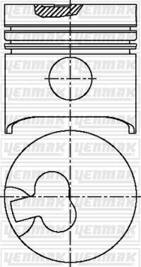 x MOTOR PİSTON SEGMAN STD ASCONA-KADETT-COMBO 1.6D 81-88 1.6 DA 80.0