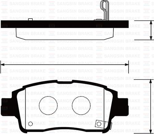 x ÖN BALATA YARIS 1.0-1.3-1.4 16V 99 > GDB3218