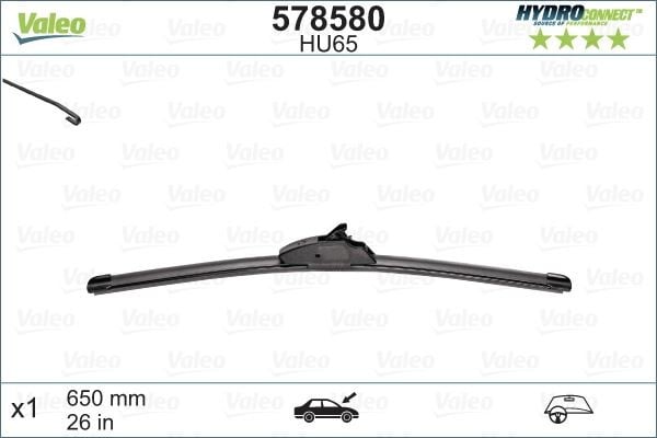 x SİLECEK SÜPÜRGESİ 65cm X1 MUZ TİPİ HydroConnect UPGRADE klasik tipten flat blade geçiş HF