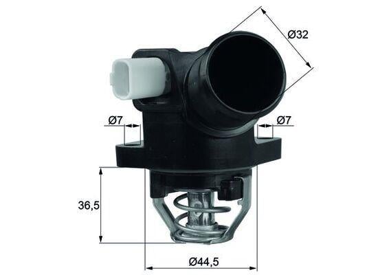 x TERMOSTAT KOMPLE 103C MÜŞÜRLÜ P206 1.4İ 10 > 207 1.4-1.4 16V 06 > C3 II 1.4-1.6 03 >