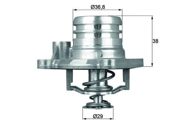 x TERMOSTAT KOMPLE AGILA 1.0-1.2-1.0 16V-1.2 16V 00 > 92C