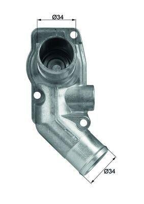 x TERMOSTAT KOMPLE ASTRA G -ZAFIRA 2.0 DTI 16V 92C
