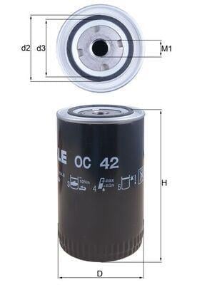 YAĞ FİLTRESİ Spin-on oil filter