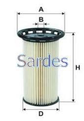 YAKIT FİLTRESİ ARTEON 17>GOLF VII 13>JETTA 15>TIGUAN 16>TOURAN 16>ATECA 16>KODIAQ 17>OCTAVIA 13> UZUN TIP