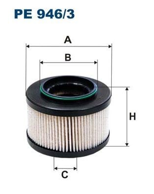 YAKIT FILTRESI MERCEDES G-CLASS OM612 W461 W463 . CHRYSLER VOYAGER III 2.5 CRD
