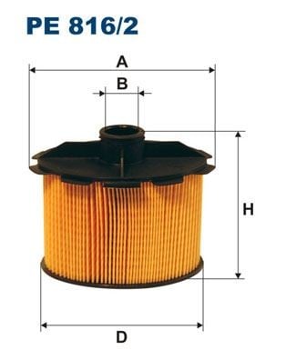YAKIT FİLTRESİ PARTNER-P206-P306 BERLINGO-JUMPY- XSARA-SCUDO-COROLLA 00-02 1.9D 98- DW8