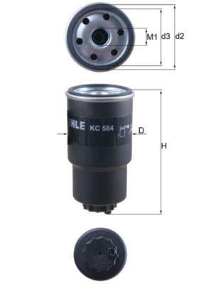 YAKIT FİLTRESİ Spin-on fuel filter