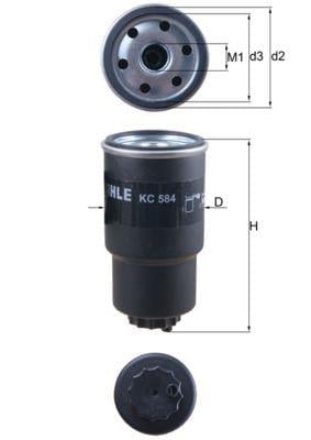 YAKIT FİLTRESİ Spin-on fuel filter
