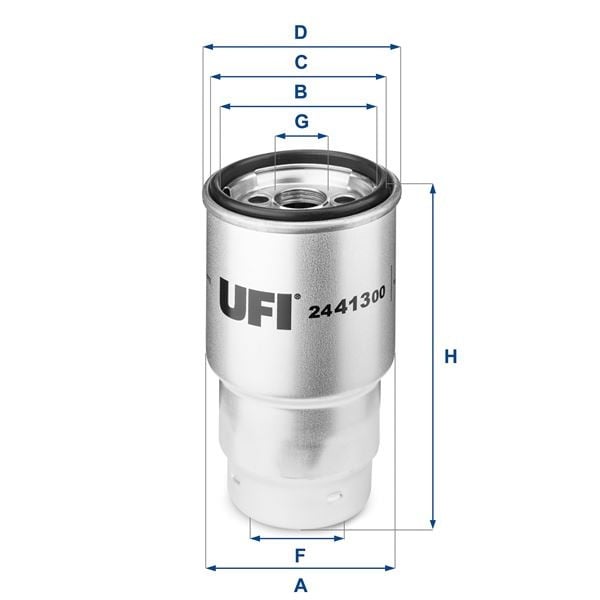 YAKIT FİLTRESİ TOYOTA COROLLA 1.4L 1NDTV NDE120 04-06 NDE180 12-18 / VERSO 2.2L 2ADFTV AUR10 06-08 / AVENSIS 2.0L CDT220 ADT250 99-08 / YARIS 1.4L NLP90 06-10 / MAZDA 6 GG GY 02-07 626 TD 98-01