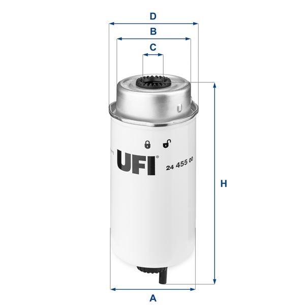 YAKIT FİLTRESİ TRANSİT V348-V347 2.2-2.4-3.2 TDCI 200PS 06>11 EURO4
