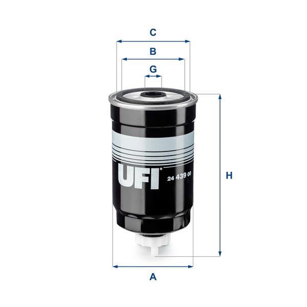 YAKIT FİLTRESİ UZUN TİP HYUNDAI ACCENT ADMIRE. ERA. GETZ. MATRIX 1.5L D3EA D4FA CRDi 02-10 / H-1. STAREX. LIBERO 2.5L D4CB 03-> / KIA RIO 1.5L D4FA 05-11 / CARENS 2.0L D4EA 10-13