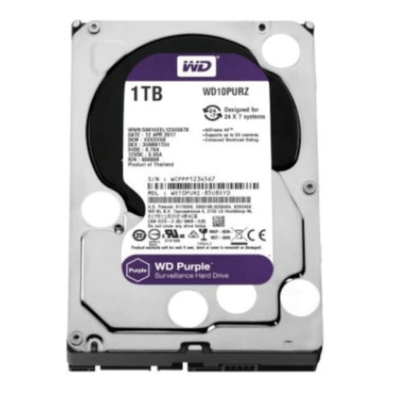 1 TB WD 3.5 PURPLE SATA3 5900RPM 64MB WD10PURZ