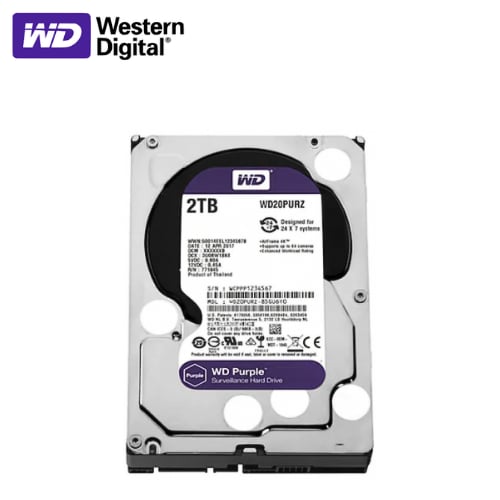 2 TB WD 3.5 PURPLE SATA3 5900RPM 64MB WD20PURZ