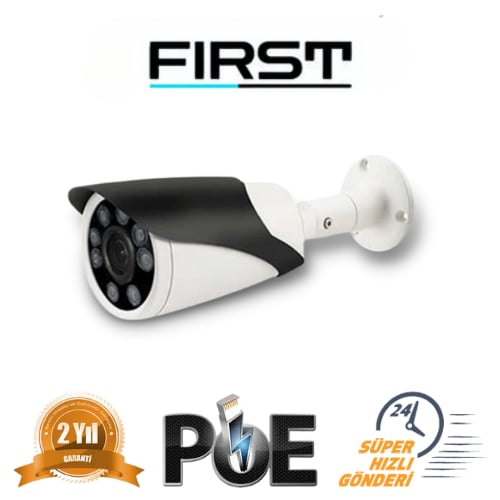 First 2 MP 1080P 8 ATOM LED IP POE Bullet Güvenlik Kameras FR-236IP