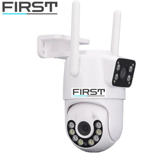 FIRST Dış Mekan Çift Kameralı Gece Görüşlü Full Hd Ip Akıllı Güvenlik Kamerası PTZ GÜVENLİK KAMERASI FF-1723