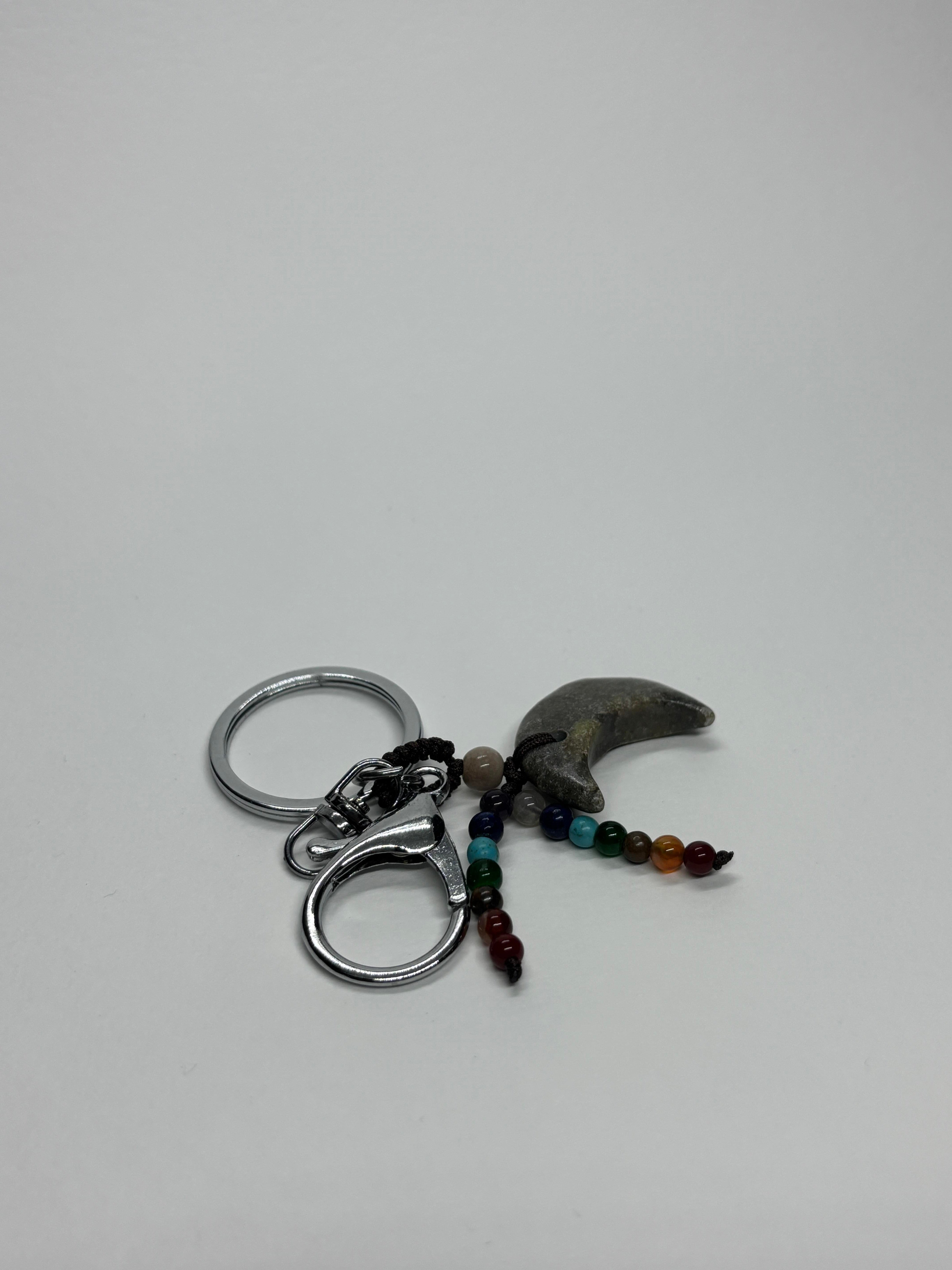  DOĞALTAŞ ANAHTARLIK CHARM HİLAL