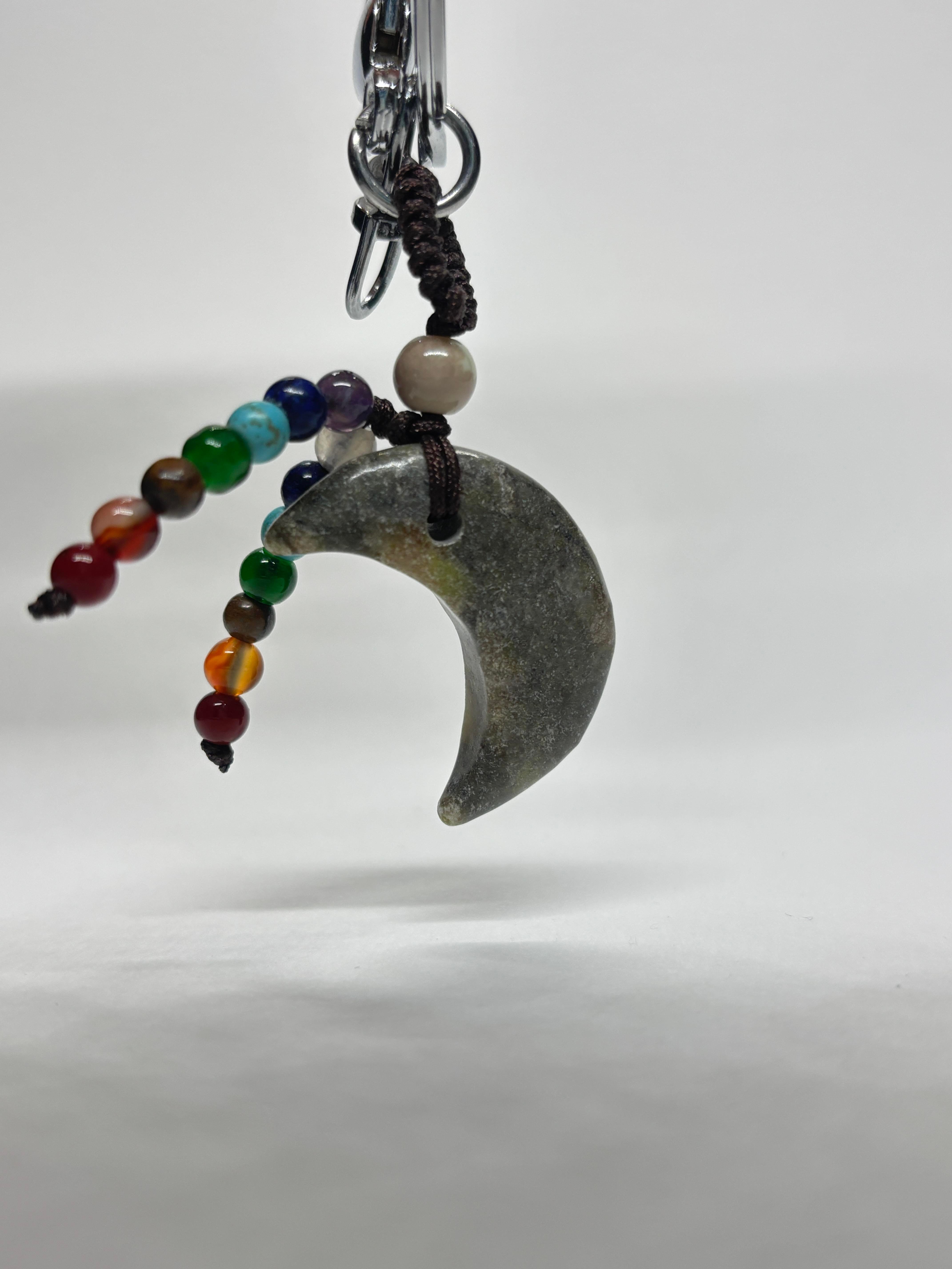  DOĞALTAŞ ANAHTARLIK CHARM HİLAL