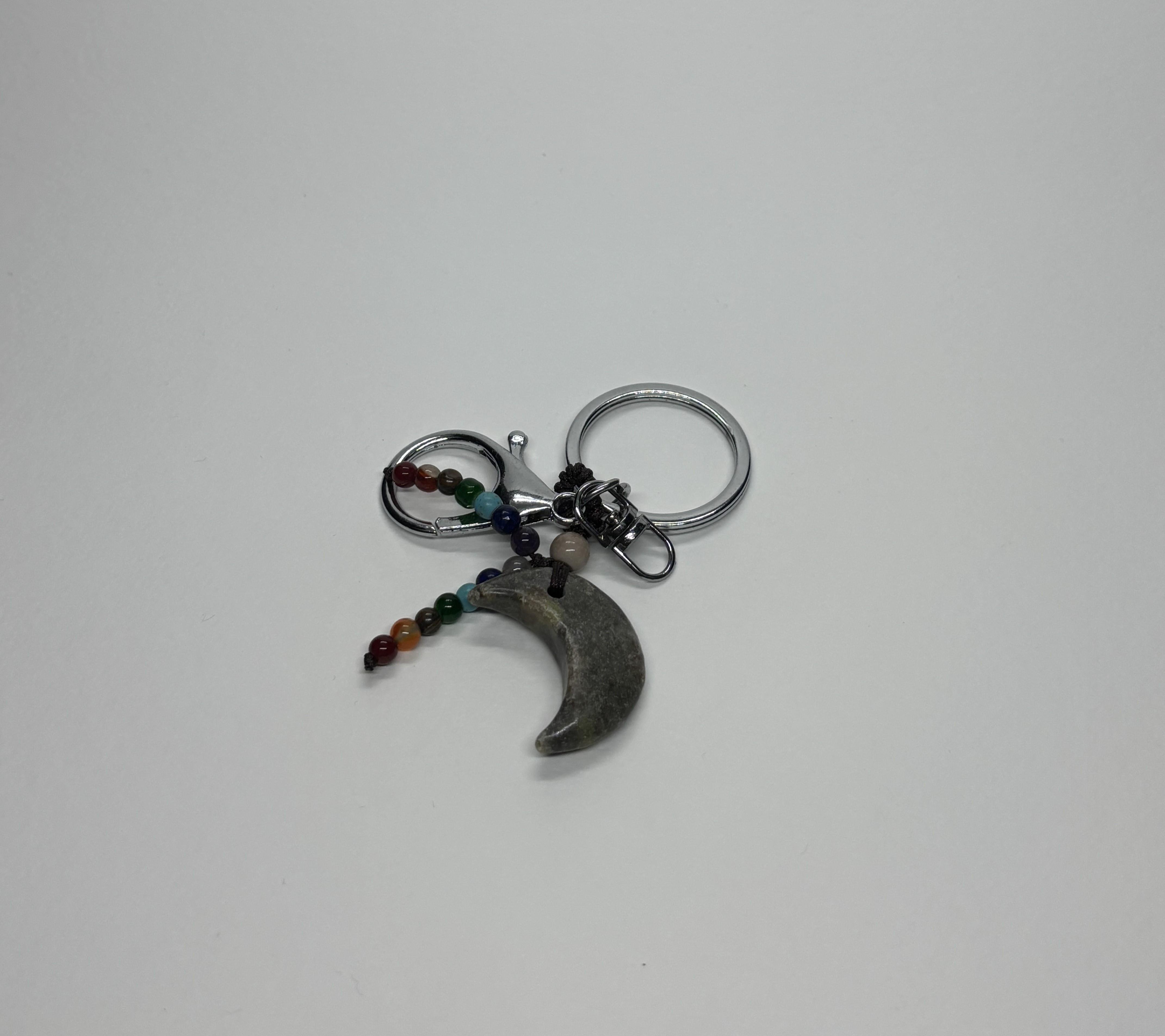  DOĞALTAŞ ANAHTARLIK CHARM HİLAL