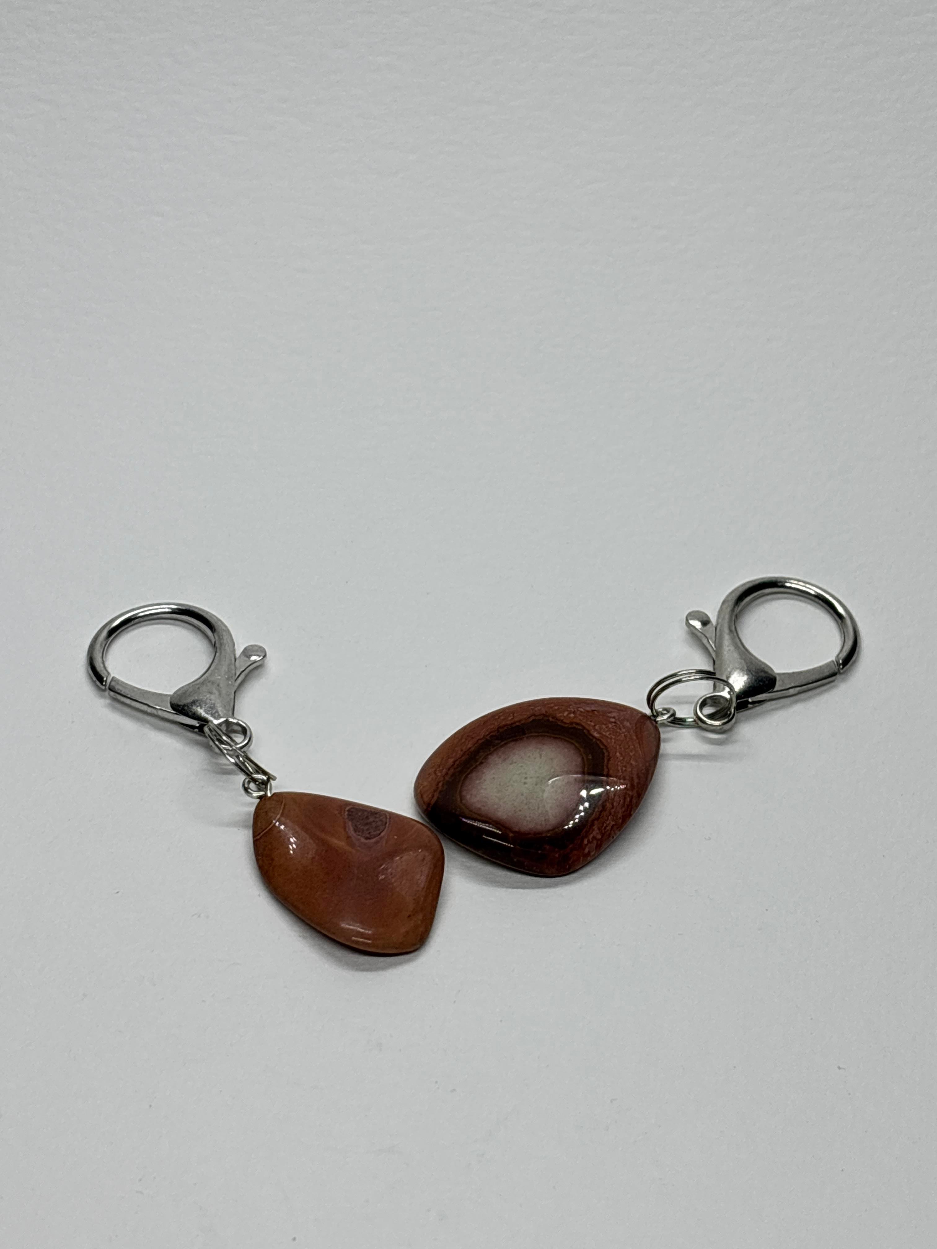 AKİK DOĞALTAŞ ANAHTARLIK CHARM DAMLA
