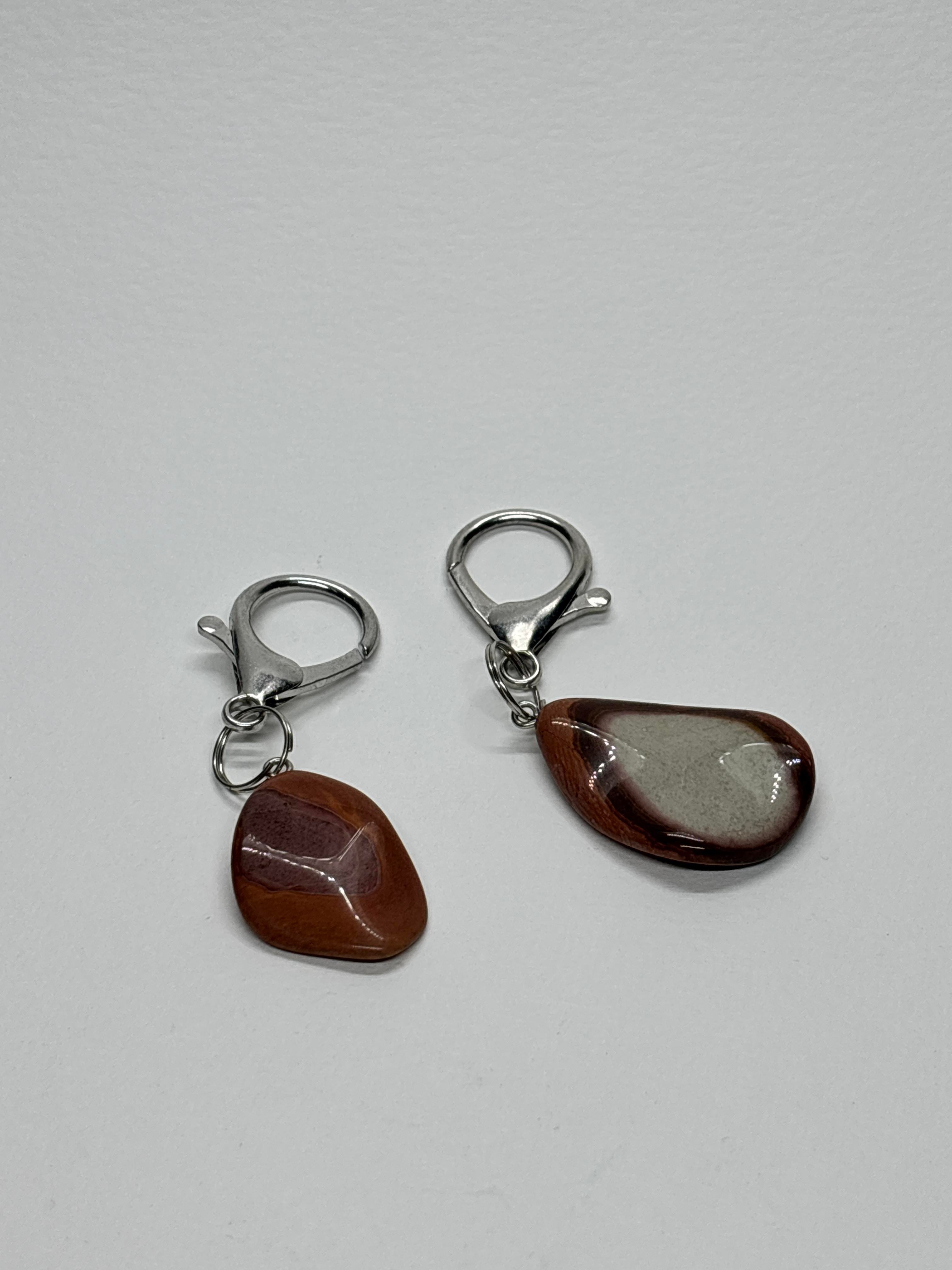 AKİK DOĞALTAŞ ANAHTARLIK CHARM DAMLA