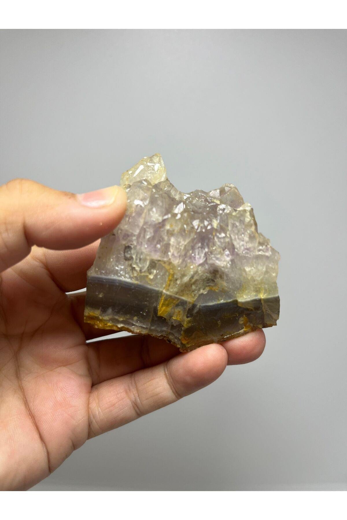 Ametist hamkütle doğaltaş mineral