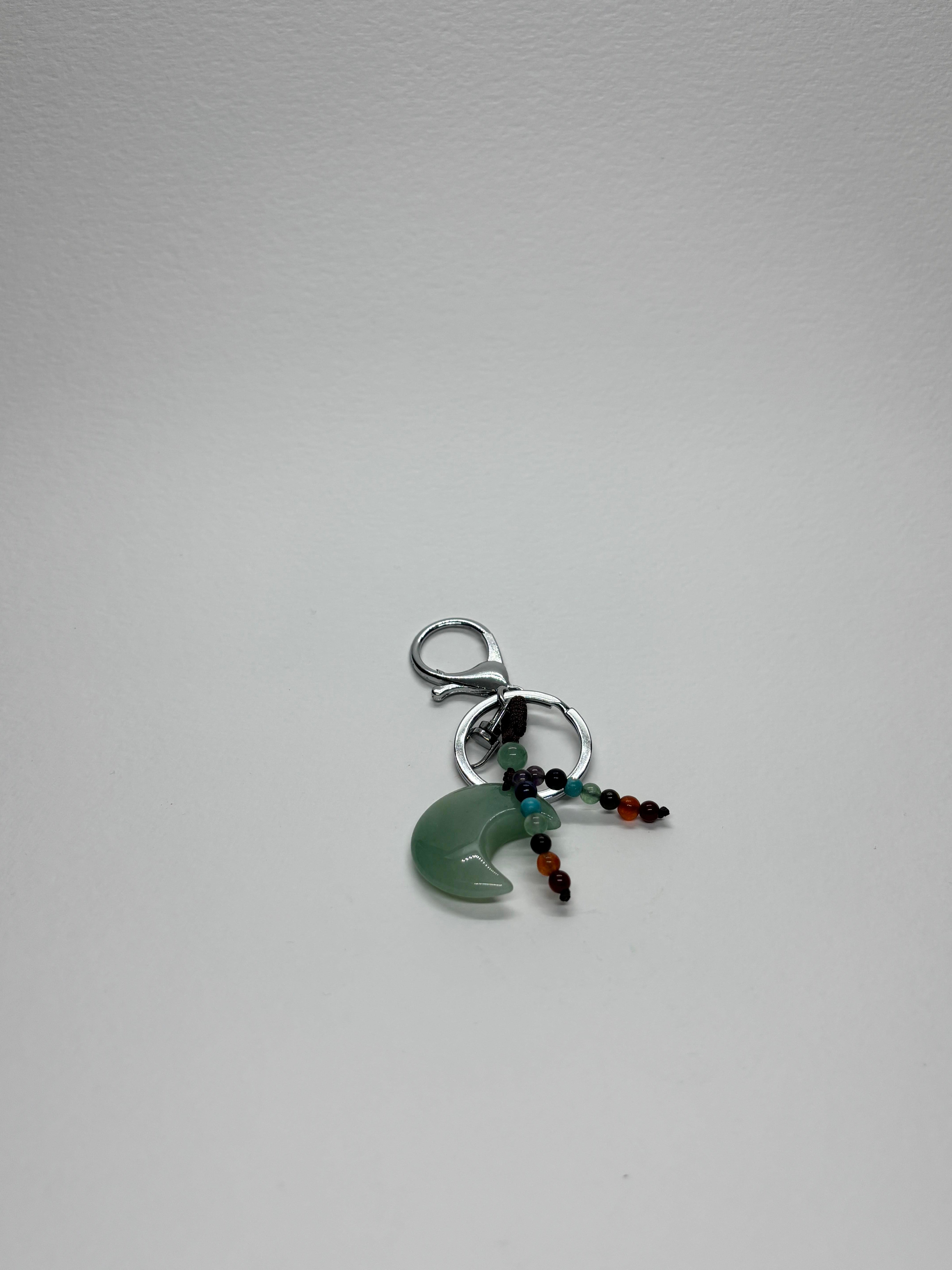AVENTURİN FENGSHUI ŞANS BEREKET ANAHTARLIĞI CHARM AY