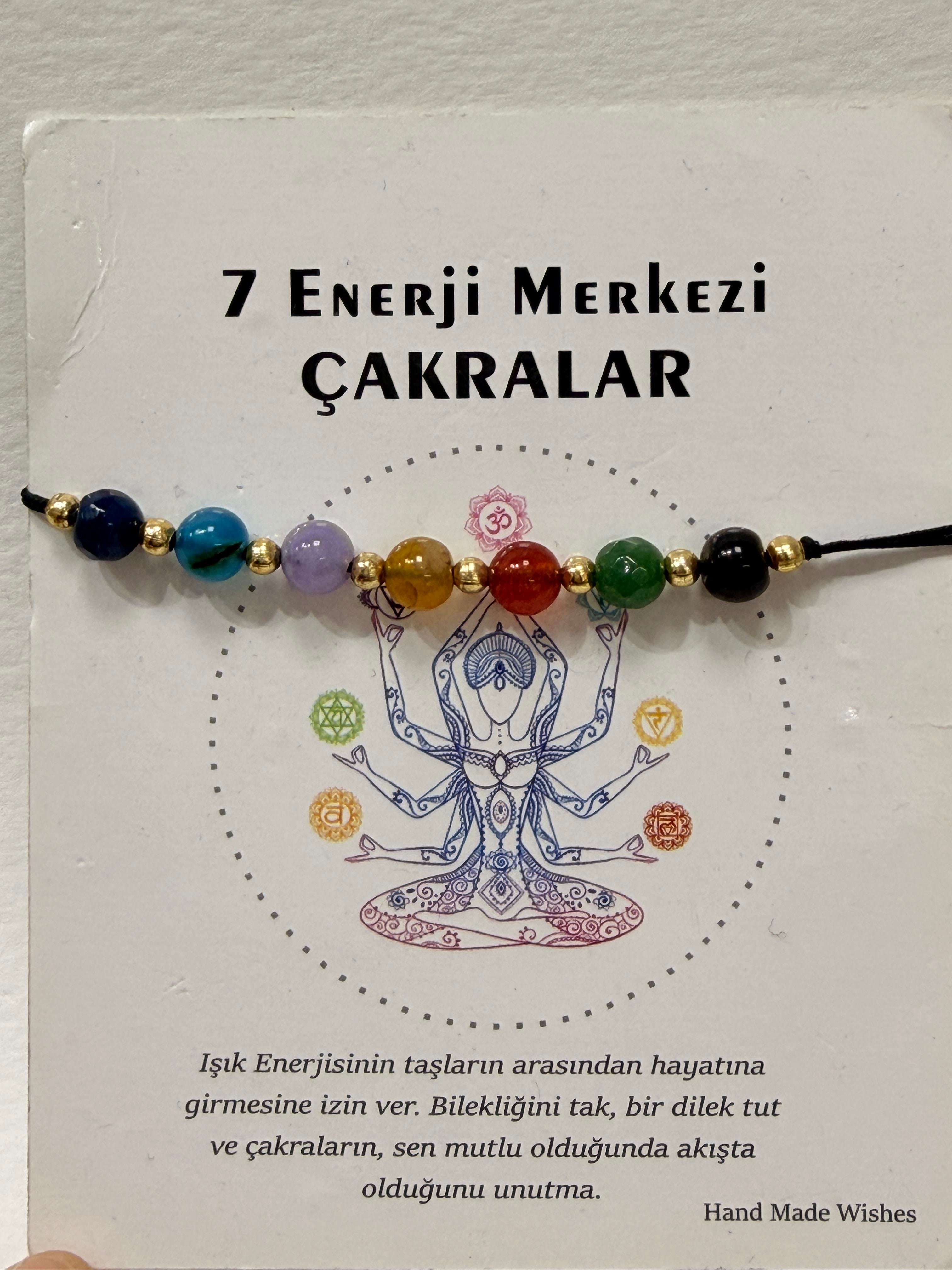 ÇAKRA DOĞALTAŞ BİLEKLİK