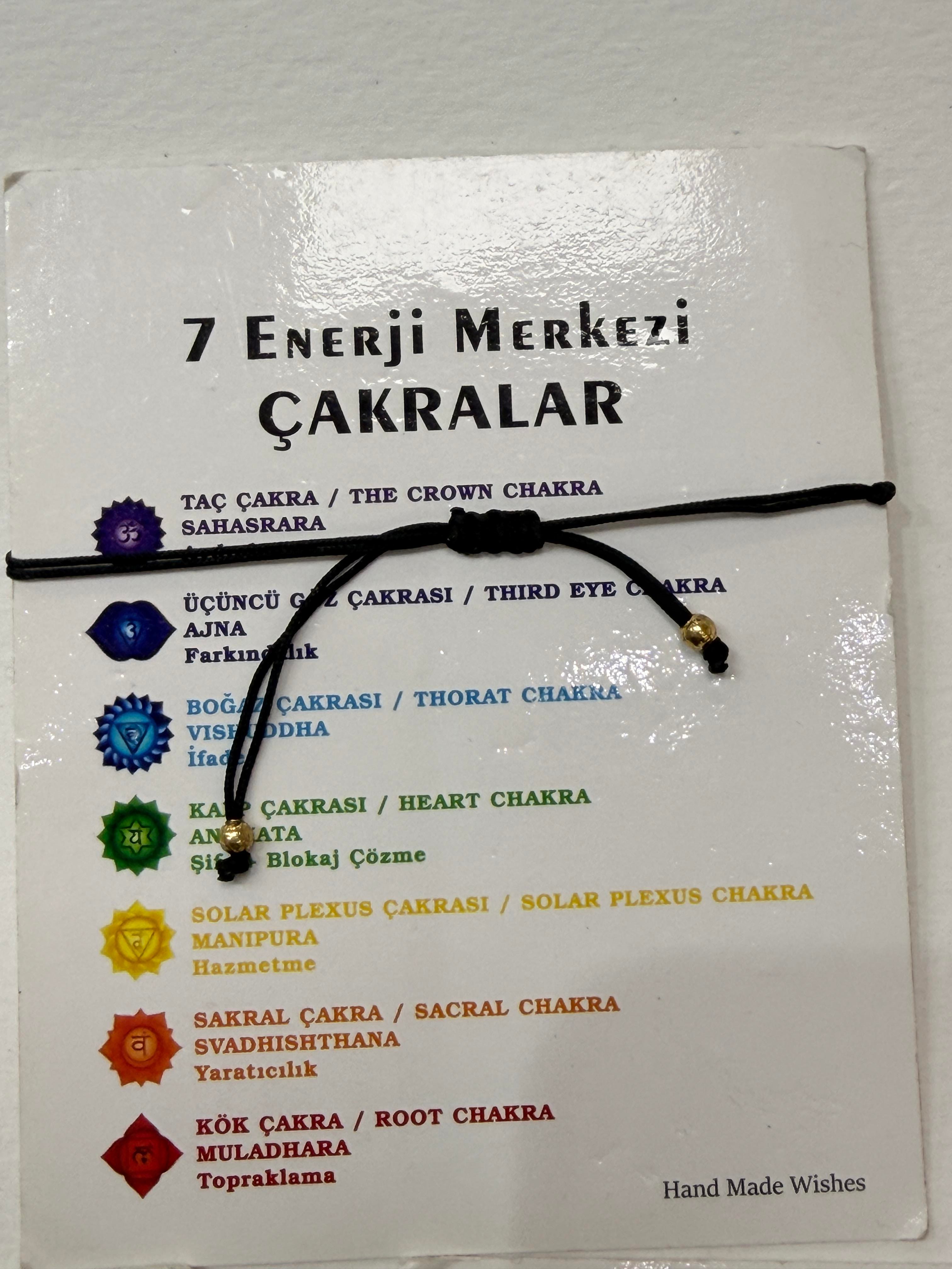 ÇAKRA DOĞALTAŞ BİLEKLİK