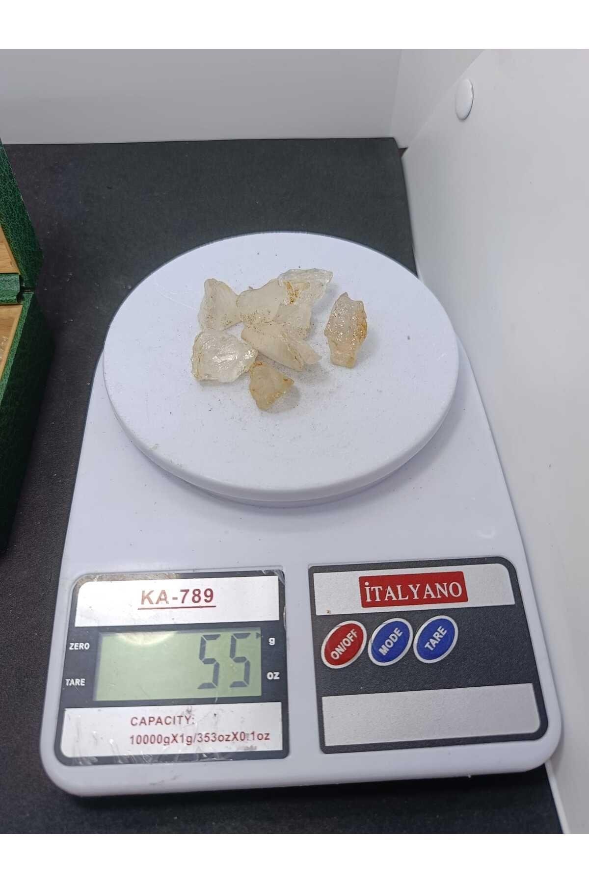 Cep Boy Kristal Kuvars Doğaltaş Kütle 2 Adet
