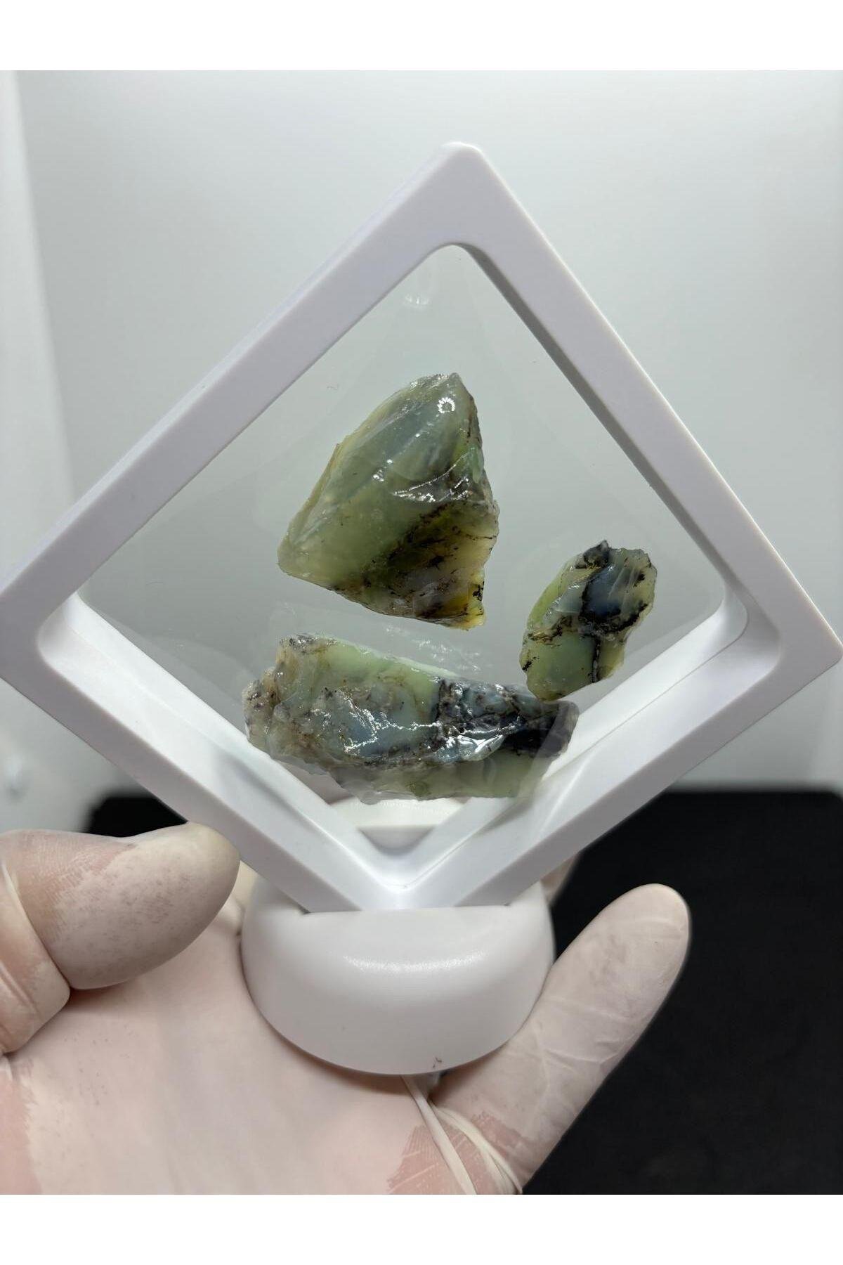 Dekorasyon Hediyelik Yeşil Opal Doğaltaş