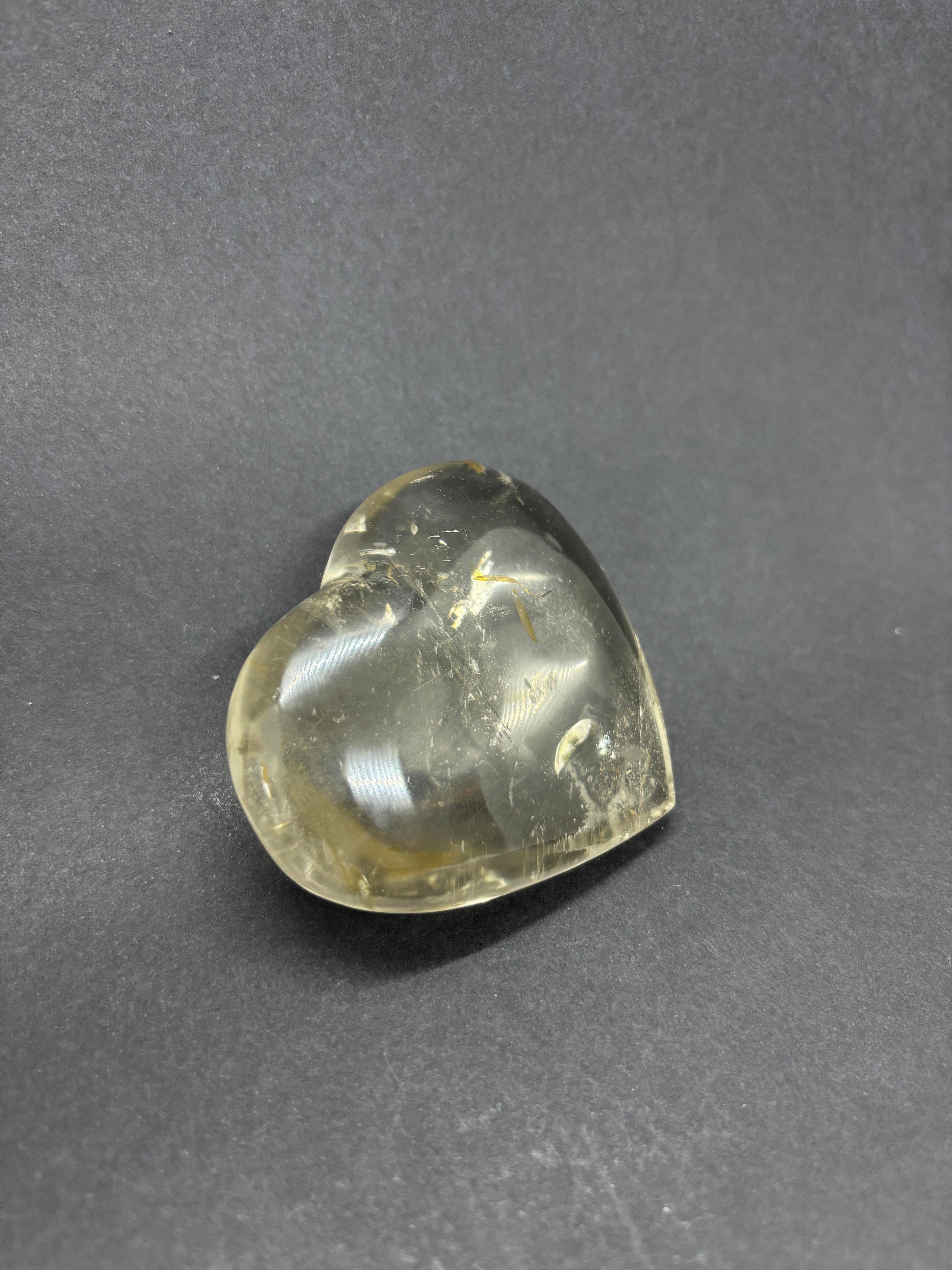 DUMANLI KUVARS KALP PALMSTONE DOĞALTAŞ