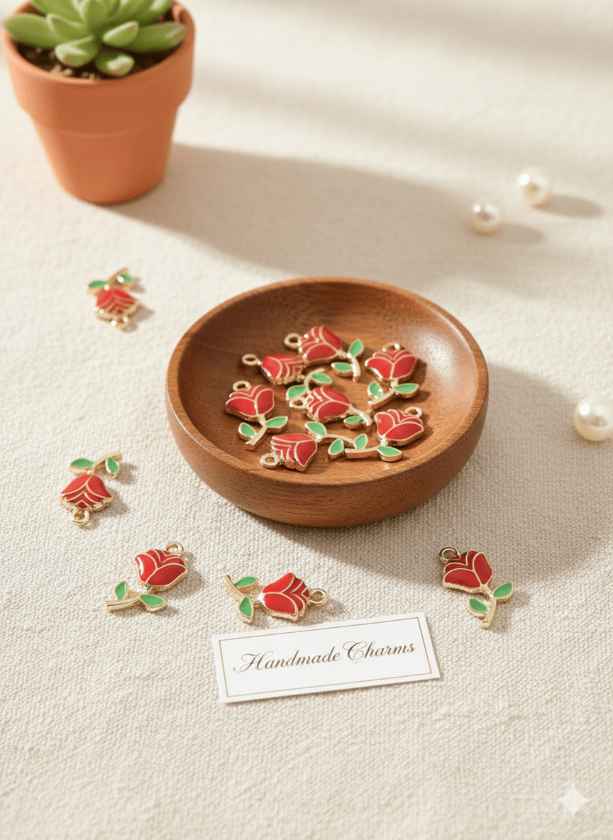 FENGSHUİ LALE CHARM KOLYE UCU 1 ADET