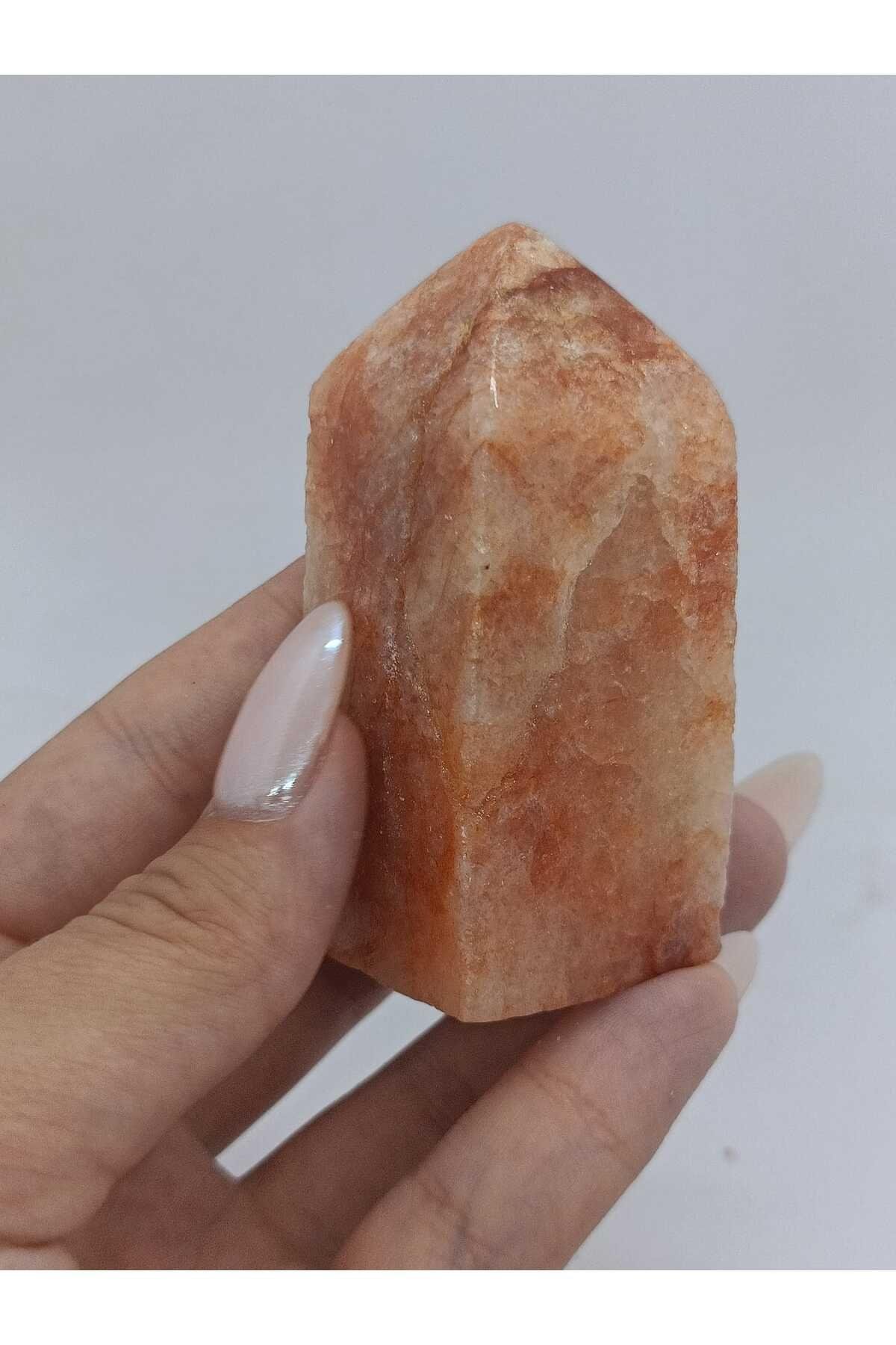Harika Görümlü Pembe Kuvars Doğaltaş Kule