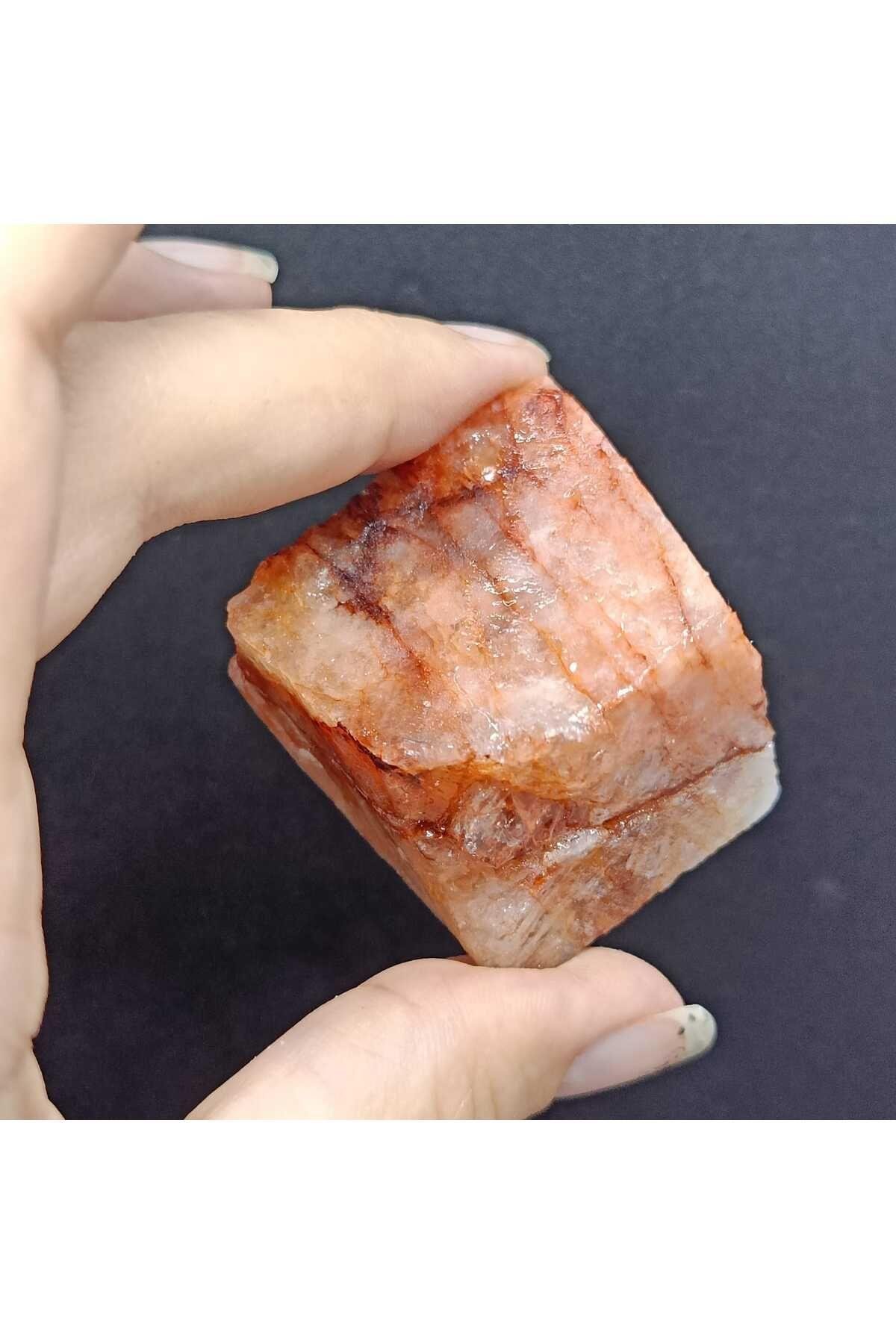 Harika Görümlü Pembe Kuvars Doğaltaş Kütle
