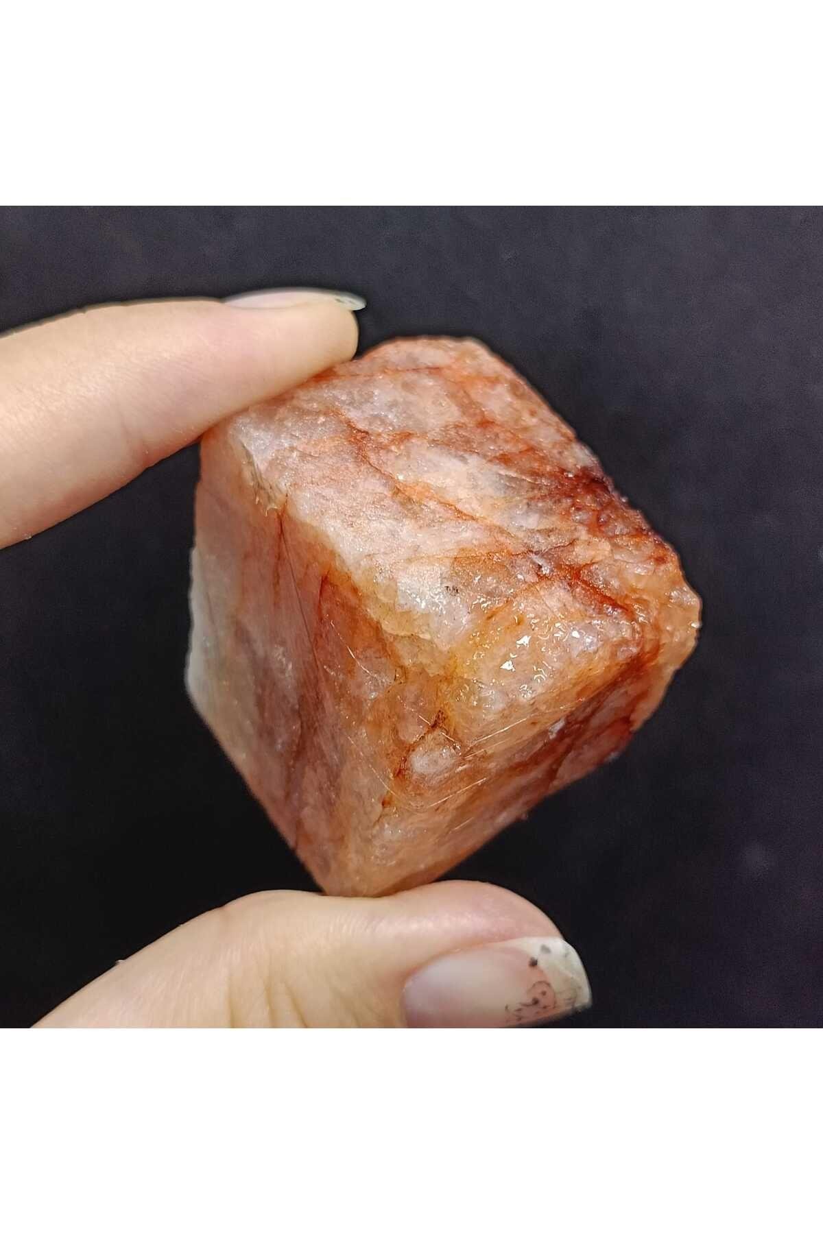 Harika Görümlü Pembe Kuvars Doğaltaş Kütle