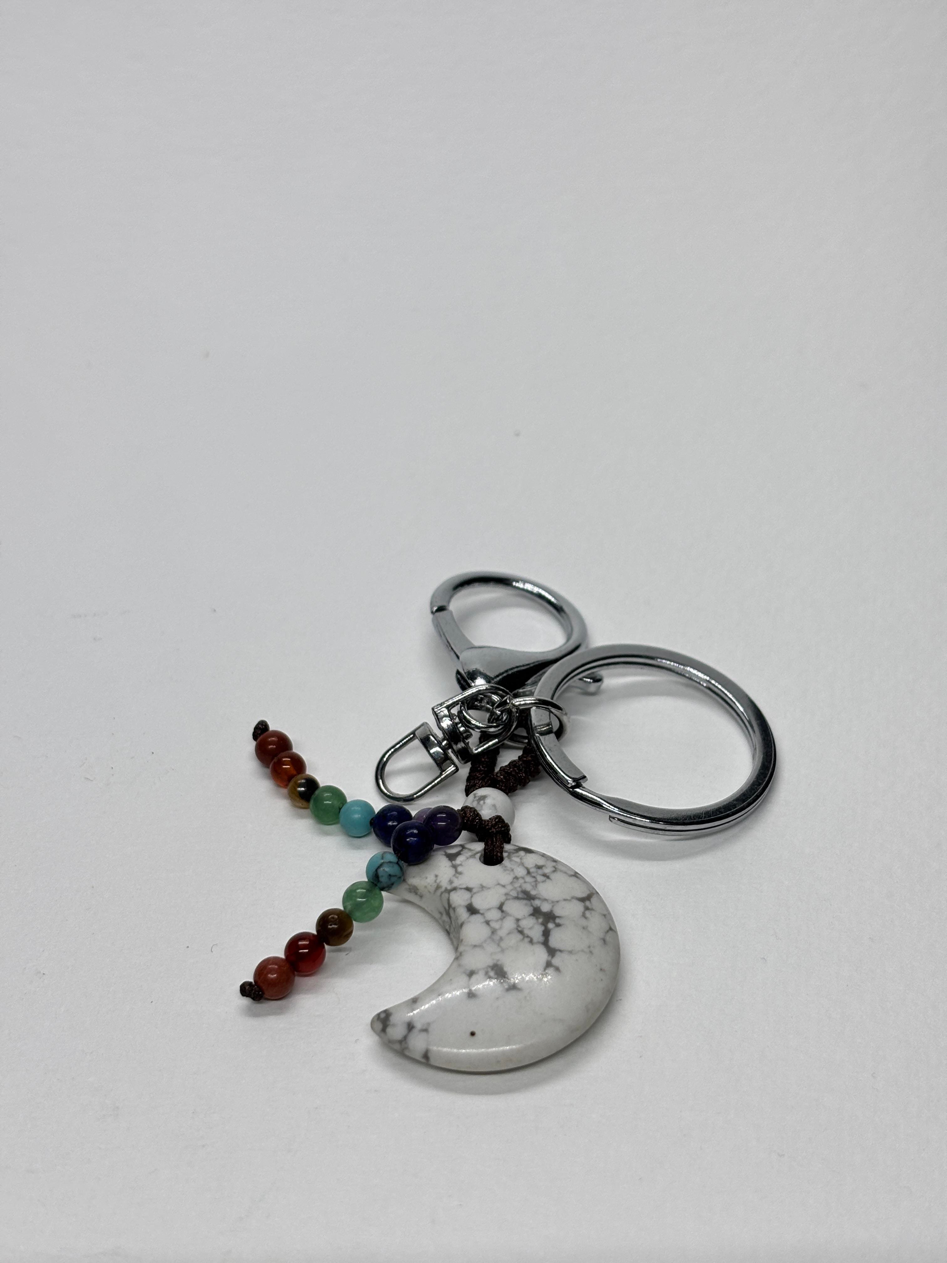HAVLİT DOĞALTAŞ ANAHTARLIK CHARM HİLAL