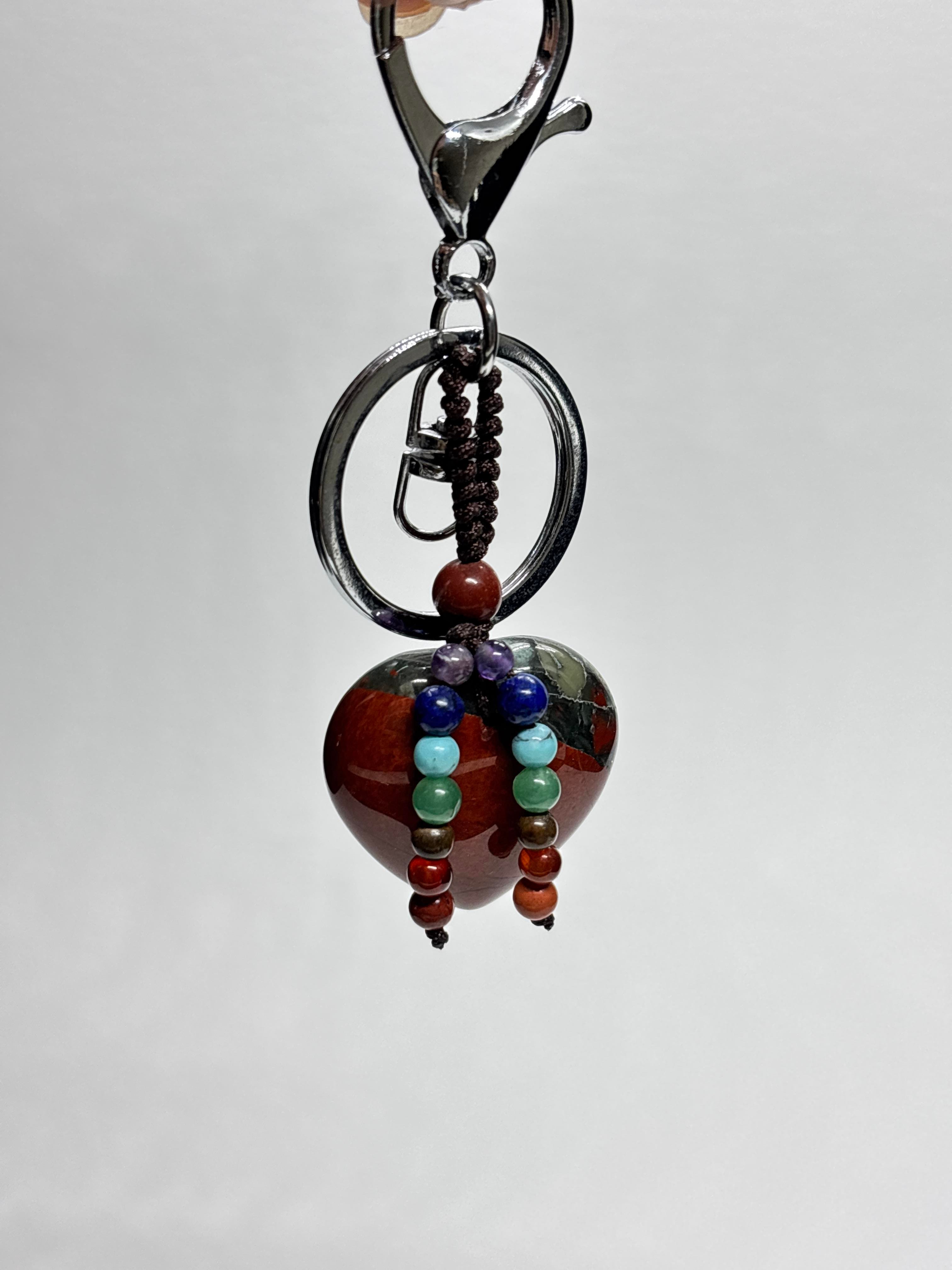JASPER DOĞALTAŞ ANAHTARLIK CHARM KALP