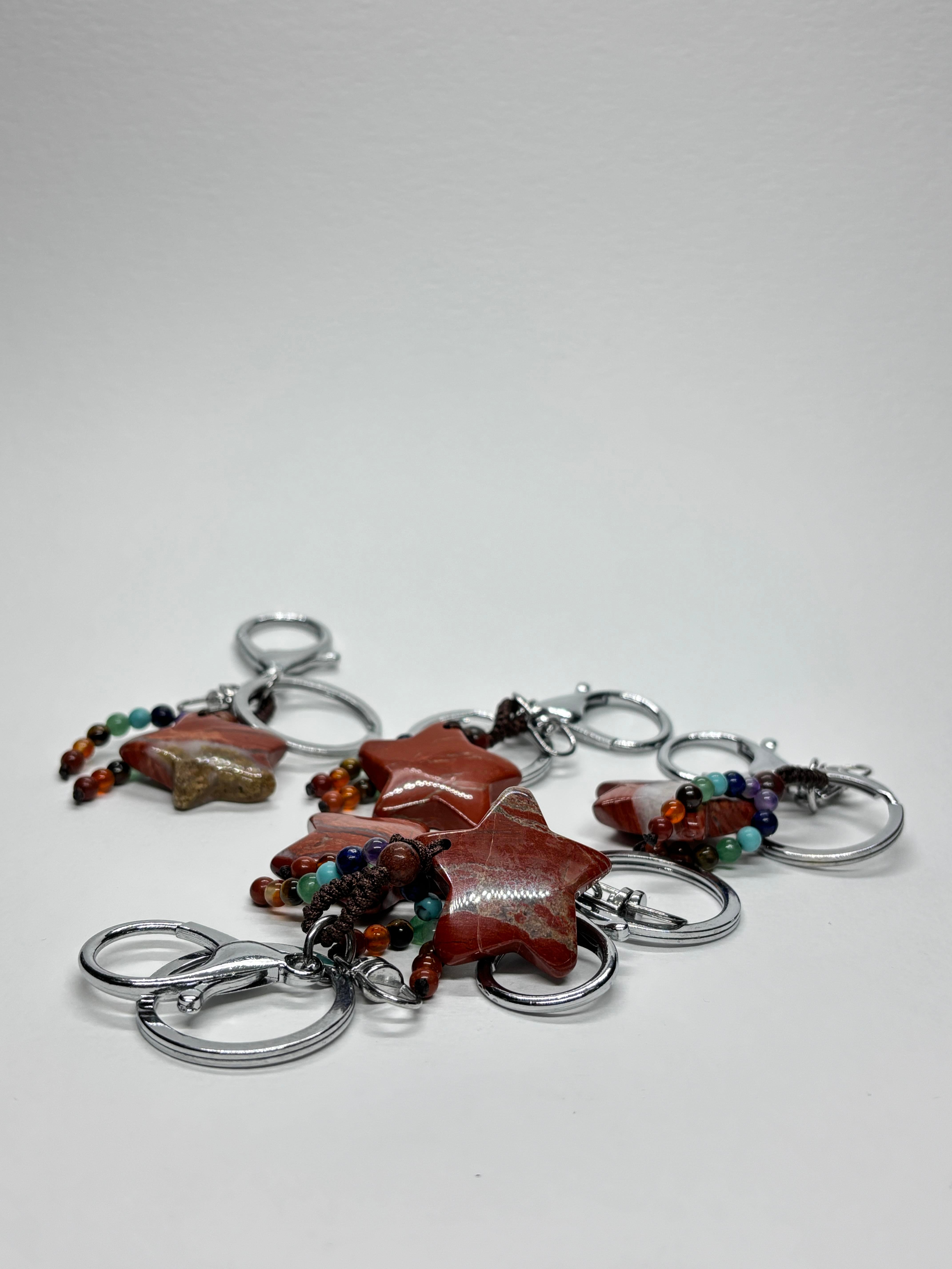 JASPER DOĞALTAŞ ANAHTARLIK CHARM YILDIZ