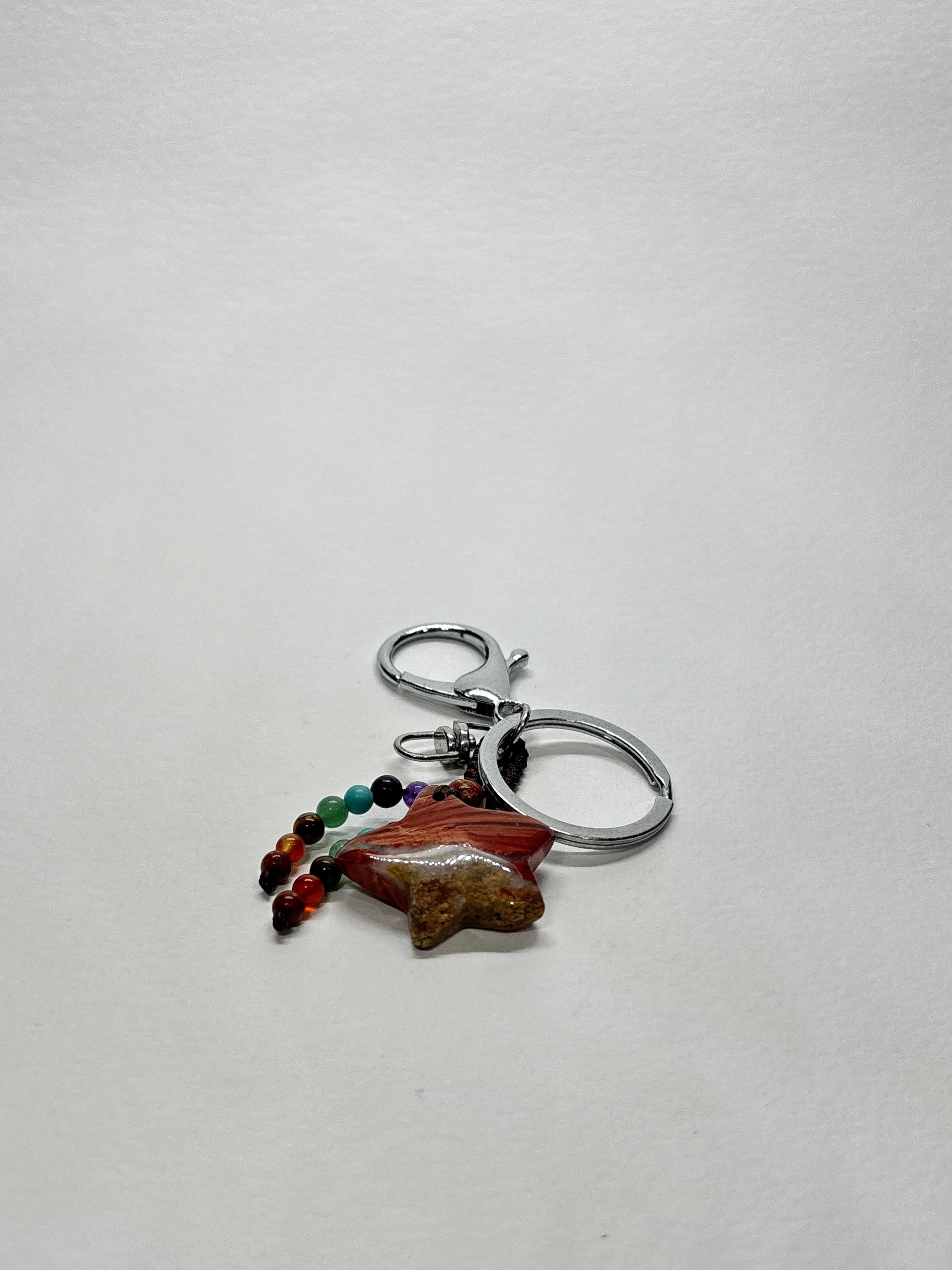 JASPER DOĞALTAŞ ANAHTARLIK CHARM YILDIZ