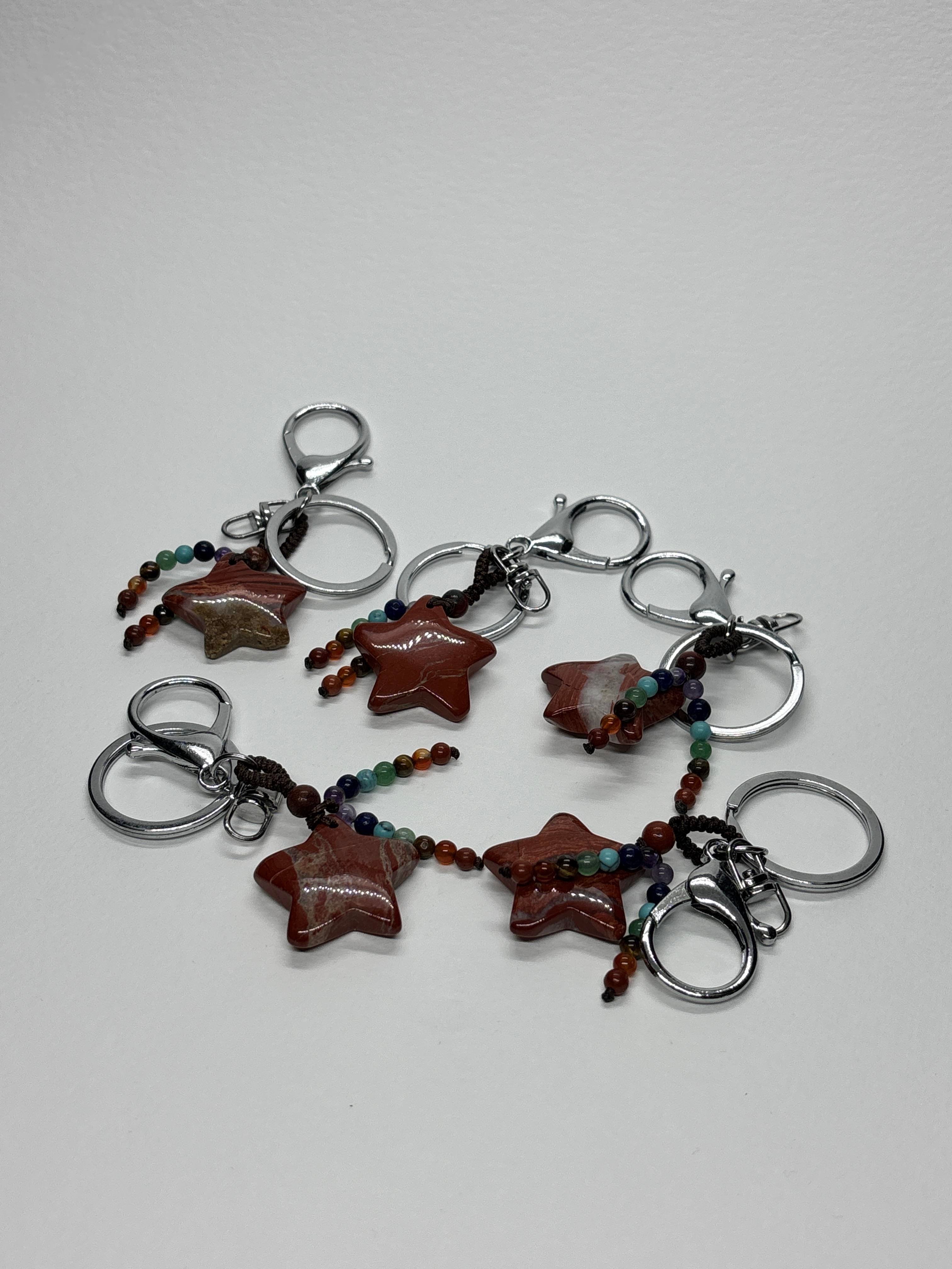 JASPER DOĞALTAŞ ANAHTARLIK CHARM YILDIZ