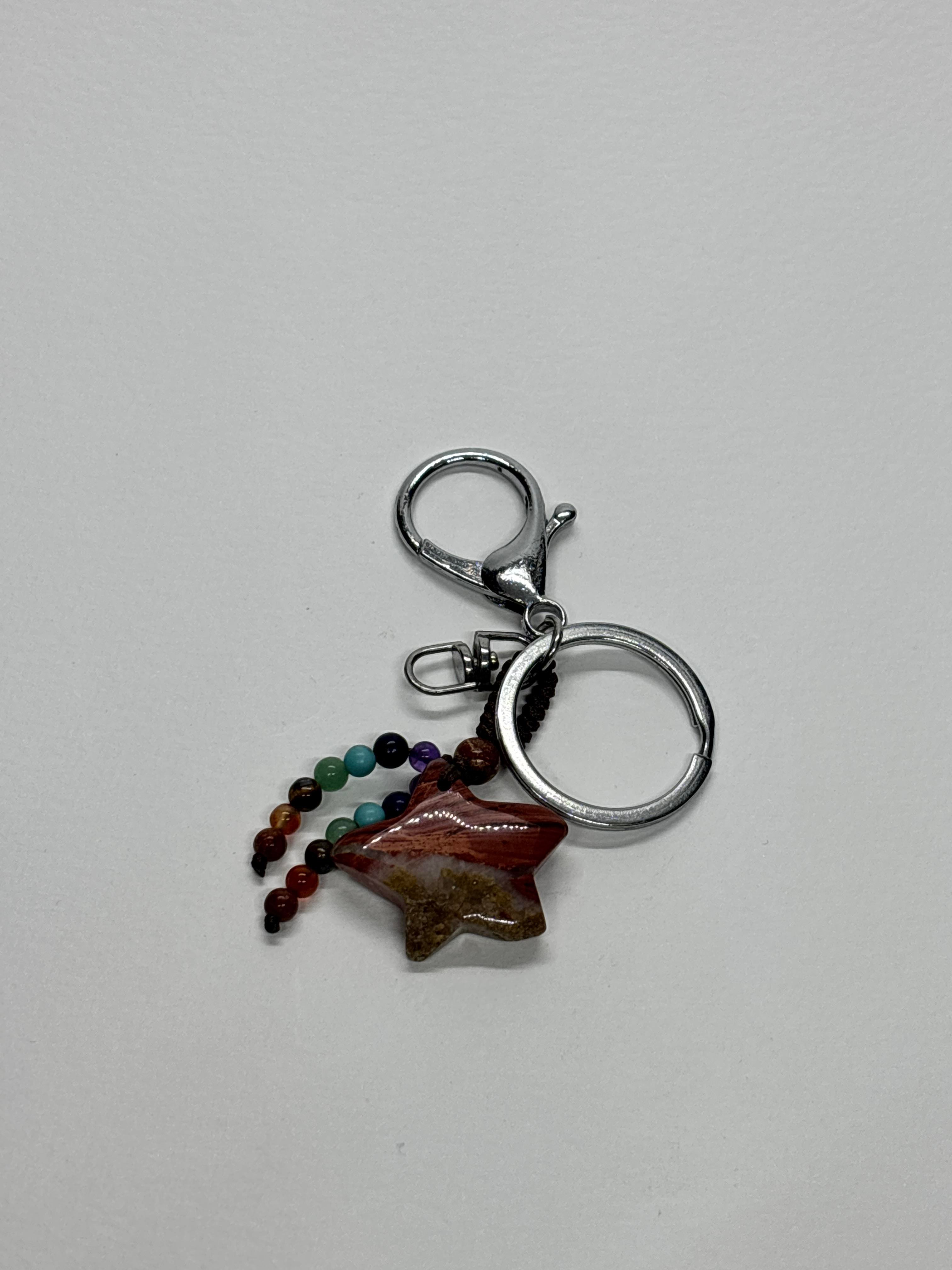 JASPER DOĞALTAŞ ANAHTARLIK CHARM YILDIZ