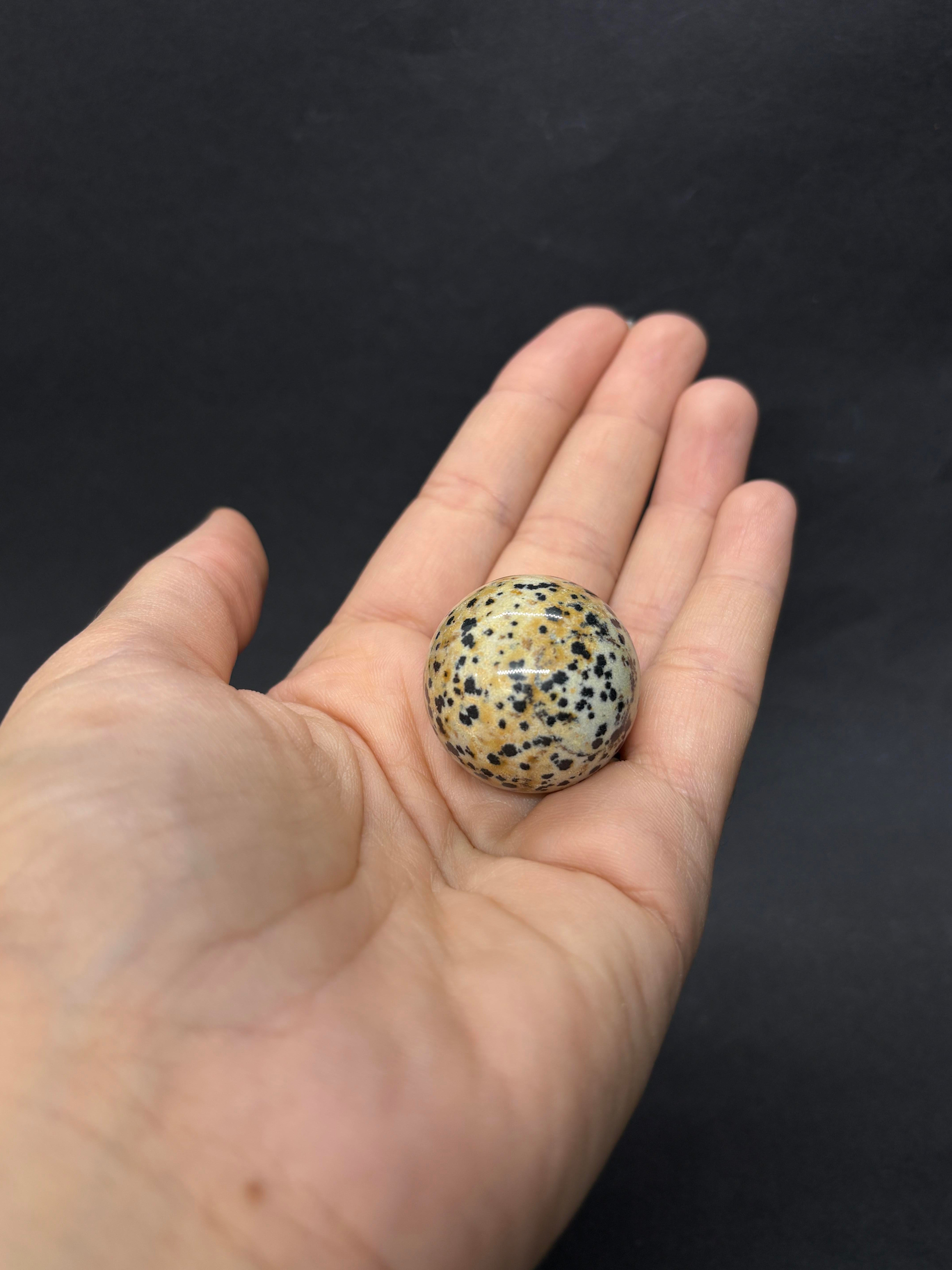 JASPER KÜRE BENEKLİ PALMSTONE DOĞALTAŞ