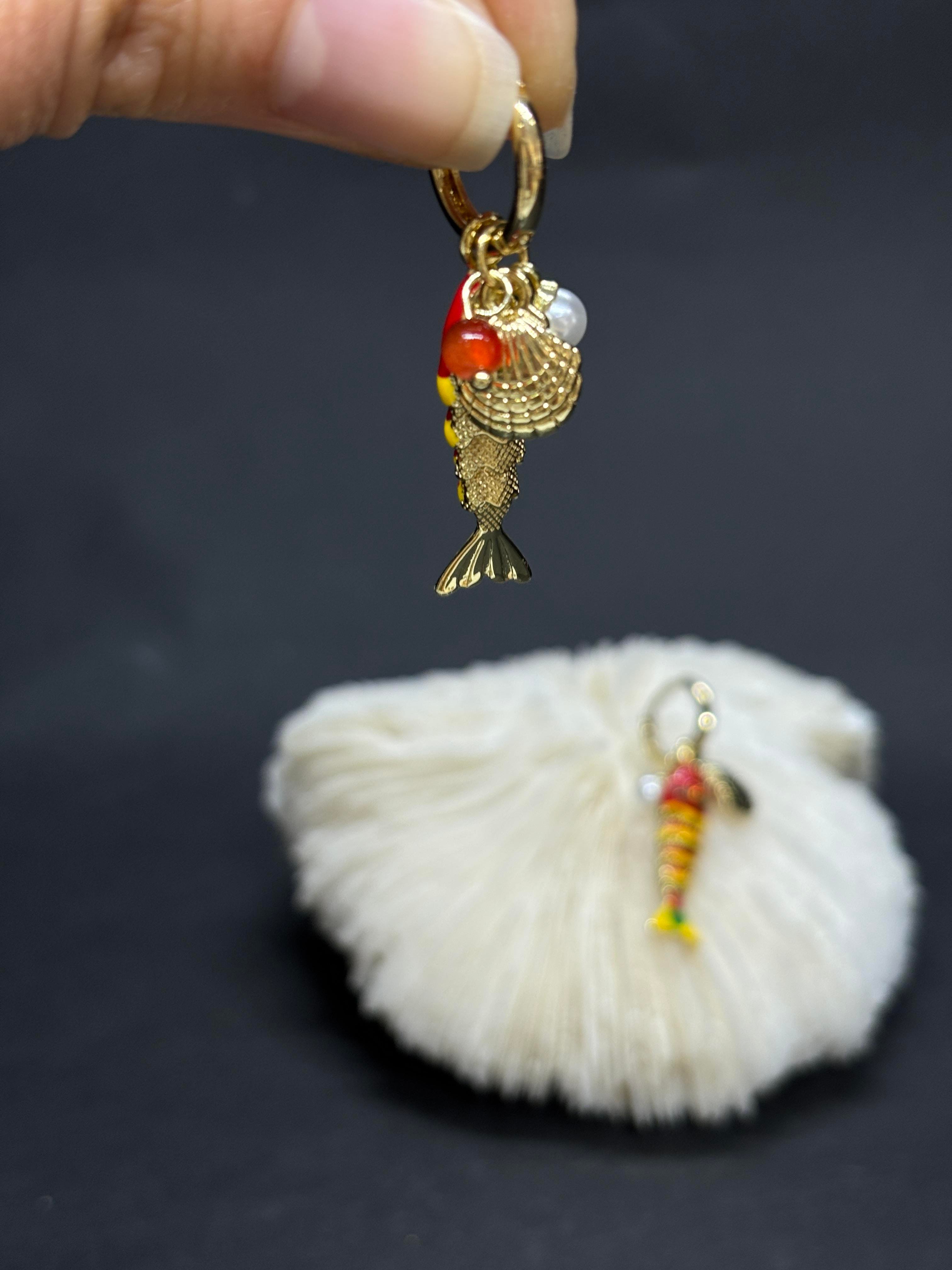 KOİ BALIĞI FENGSHUI KÜPESİ