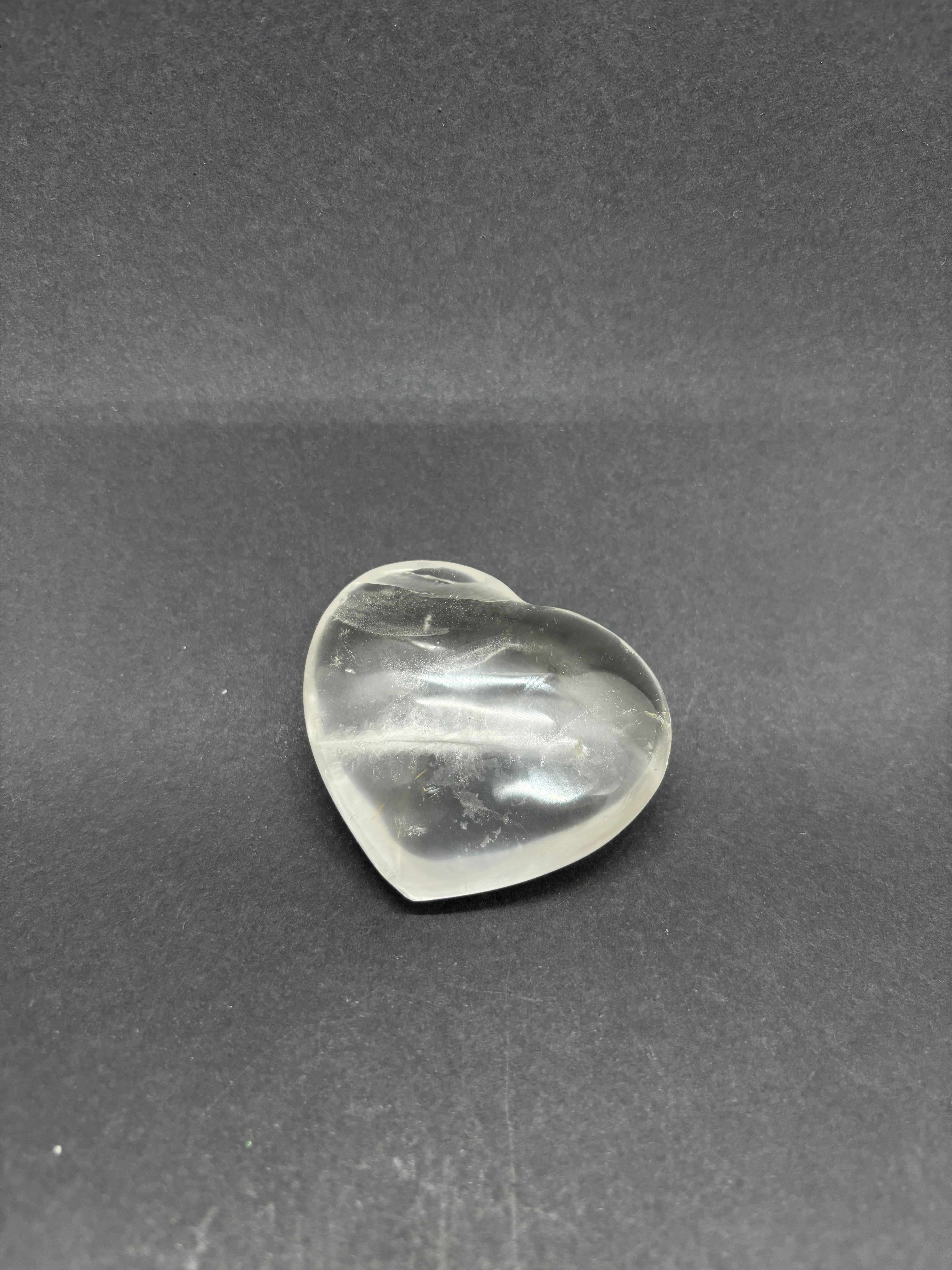 KRİSTAL KUVARS KALP PALMSTONE DOĞALTAŞ(ORTA))