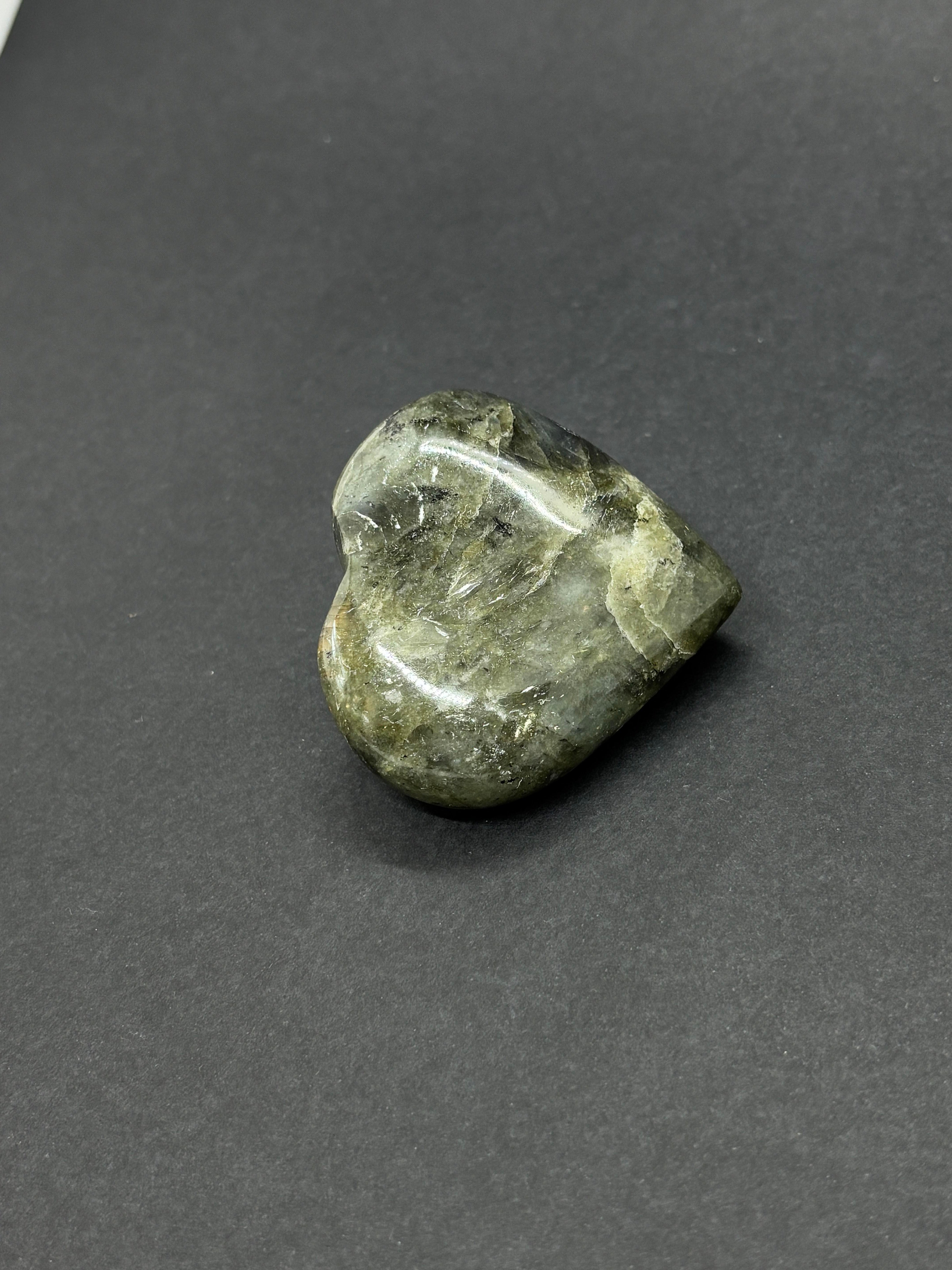LABRADORİT KALP PALMSTONE DOĞALTAŞ(BÜYÜK)