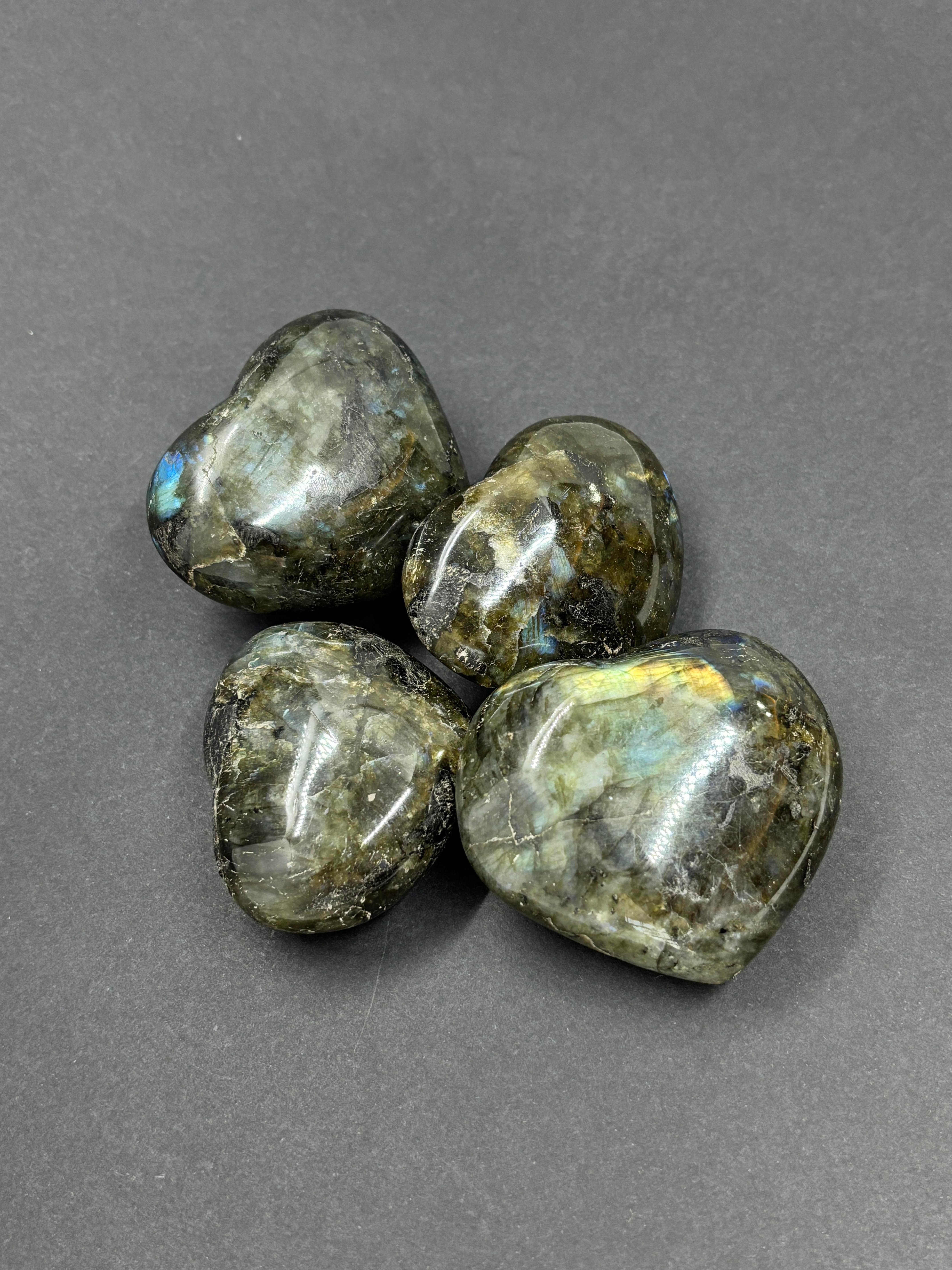 LABRADORİT KALP PALMSTONE DOĞALTAŞ(KÜÇÜK)